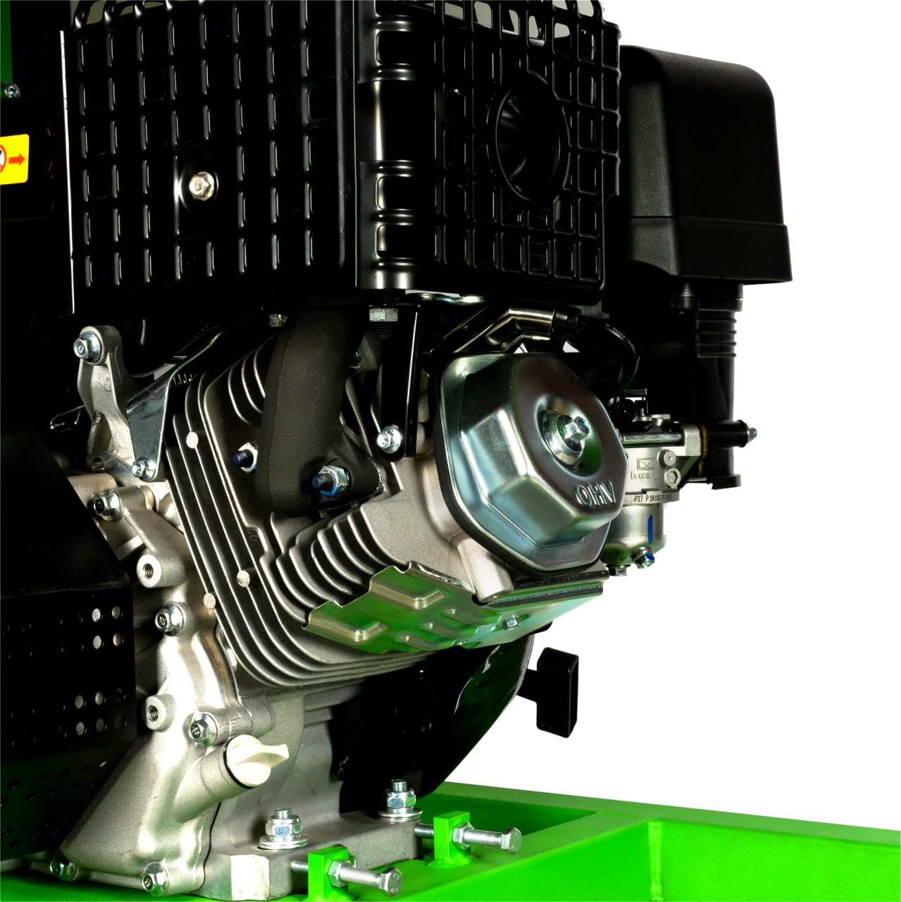 Tocator crengi Micul Fermier, motor benzina 18CP, diametru maxim de taiere Ø120mm, cu carlig de remorcare, pentru brichete [12]