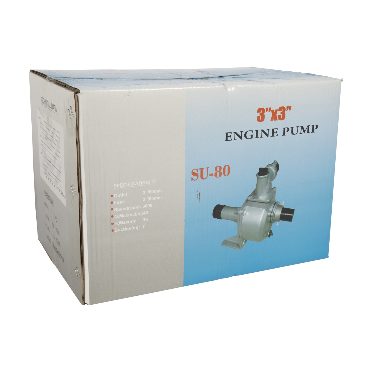 Cap motopompa Micul Fermier 3" cu fulie dubla [6]