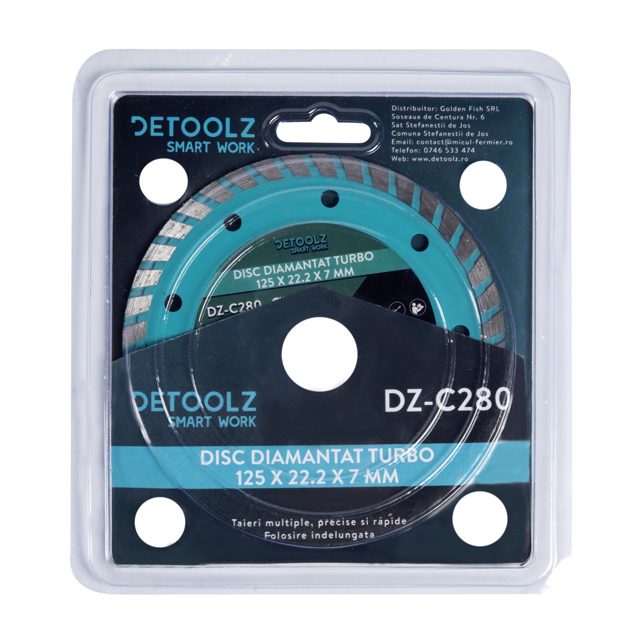 Disc diamantat turbo 125x22.2x7mm [2]