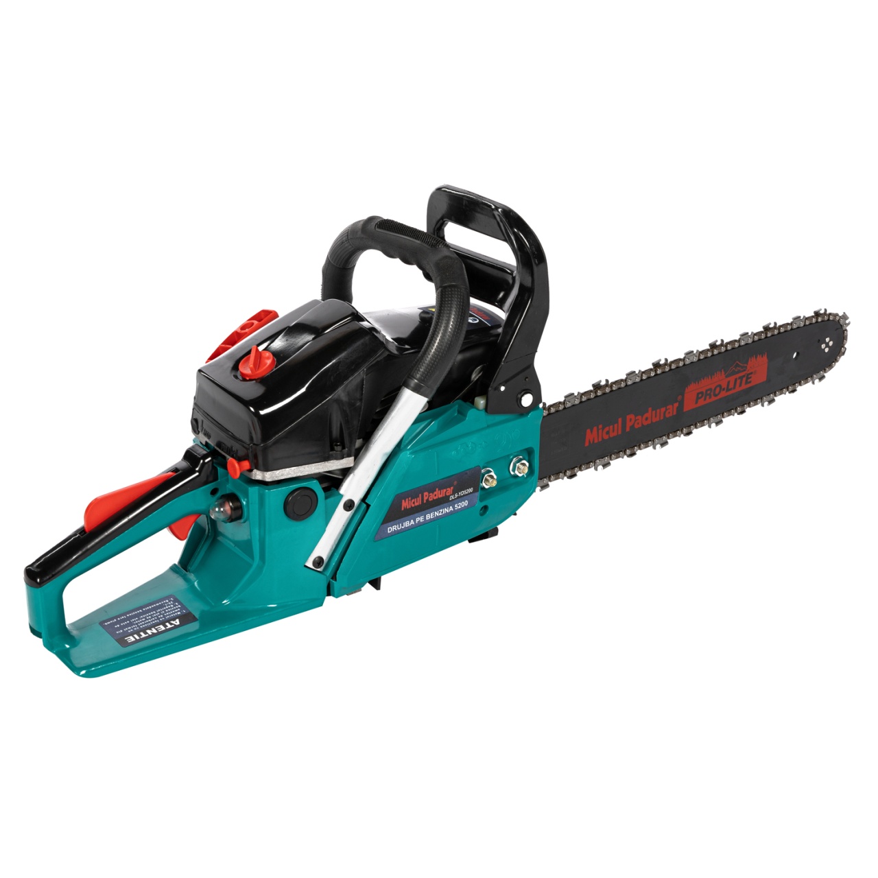Drujba Micul Padurar 5200, capacitate cilindrica 52cc, 2.7 CP, 1 lant 16" + 1 lama, pornire rapida [3]