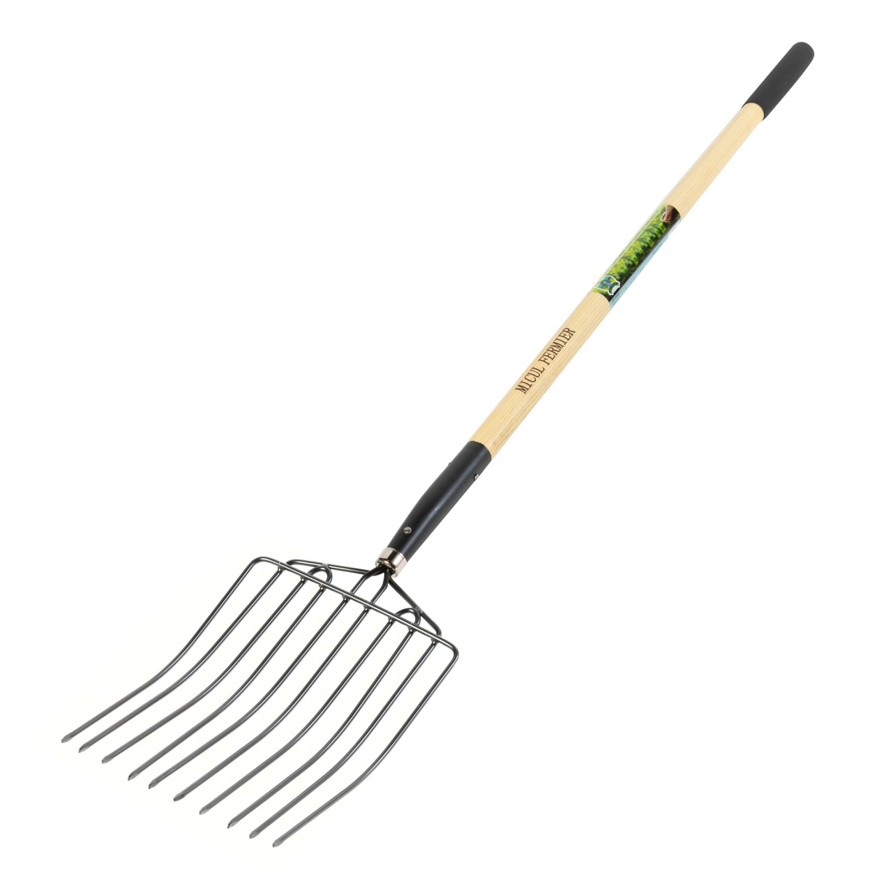 Furca gunoi grajd, 10 dinti, maner lemn, 1600mm [1]