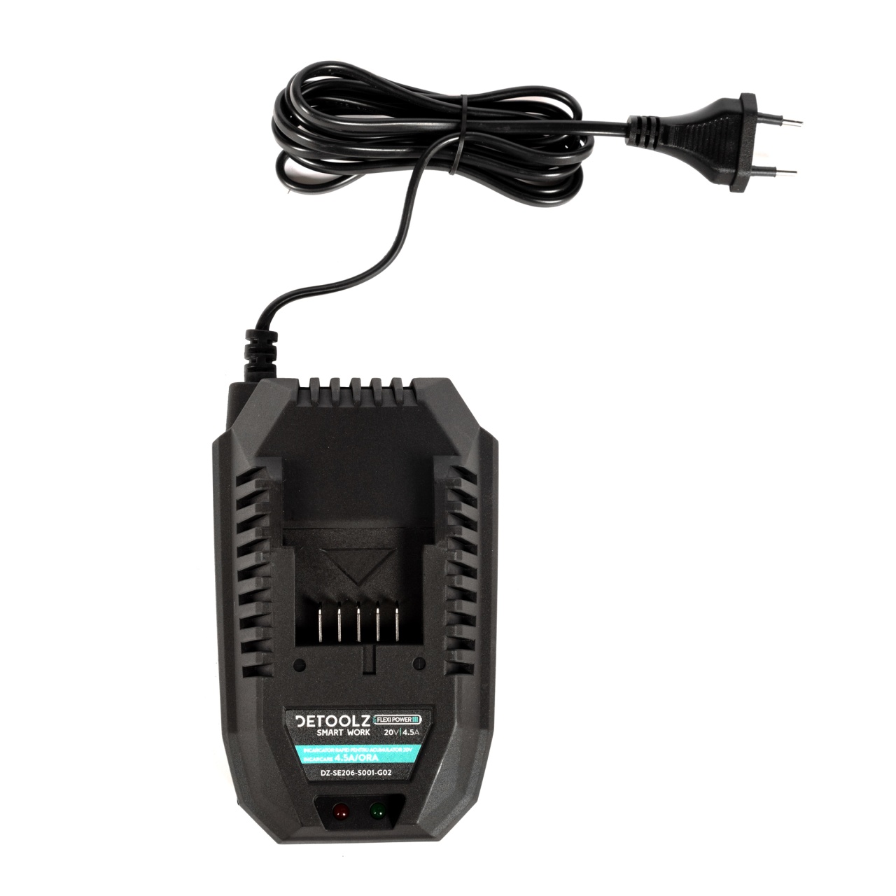 Incarcator rapid, Detoolz, pentru acumulator 20V, incarcare 4.5A/h [2]