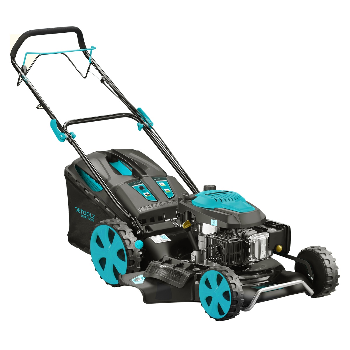 Masina de tuns gazon Detoolz, 5CP, 196CC, latime de taiere 53cm, colector 70L, propulsie automata [1]