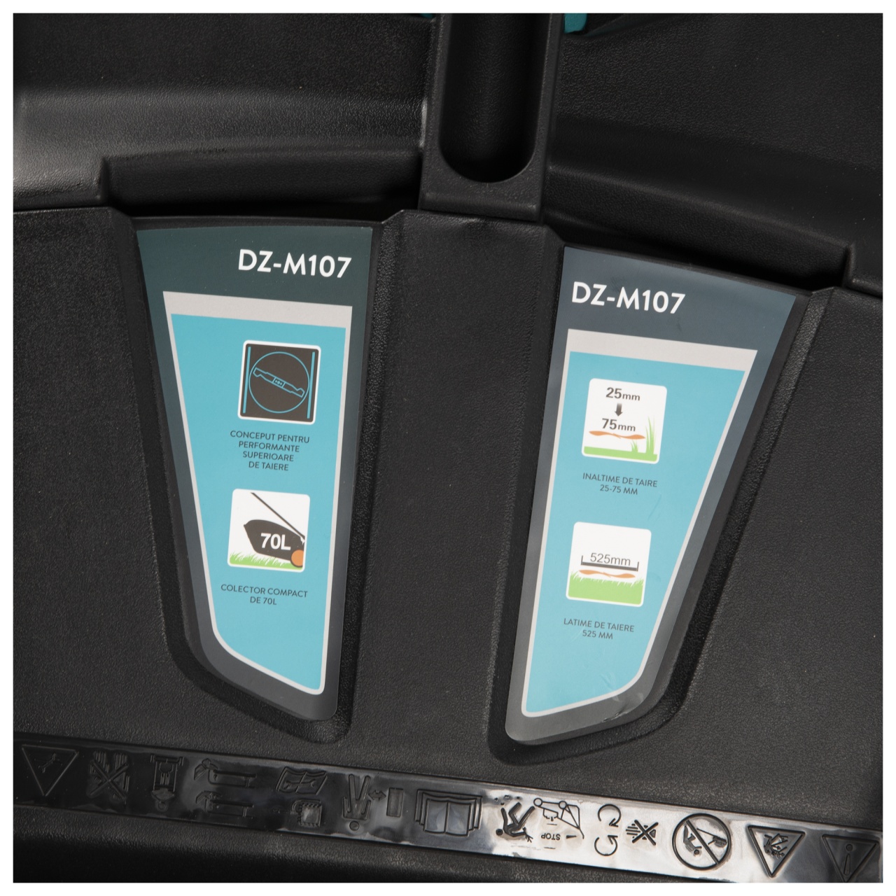 Masina de tuns gazon Detoolz, 5CP, 196CC, latime de taiere 53cm, colector 70L, propulsie automata [16]