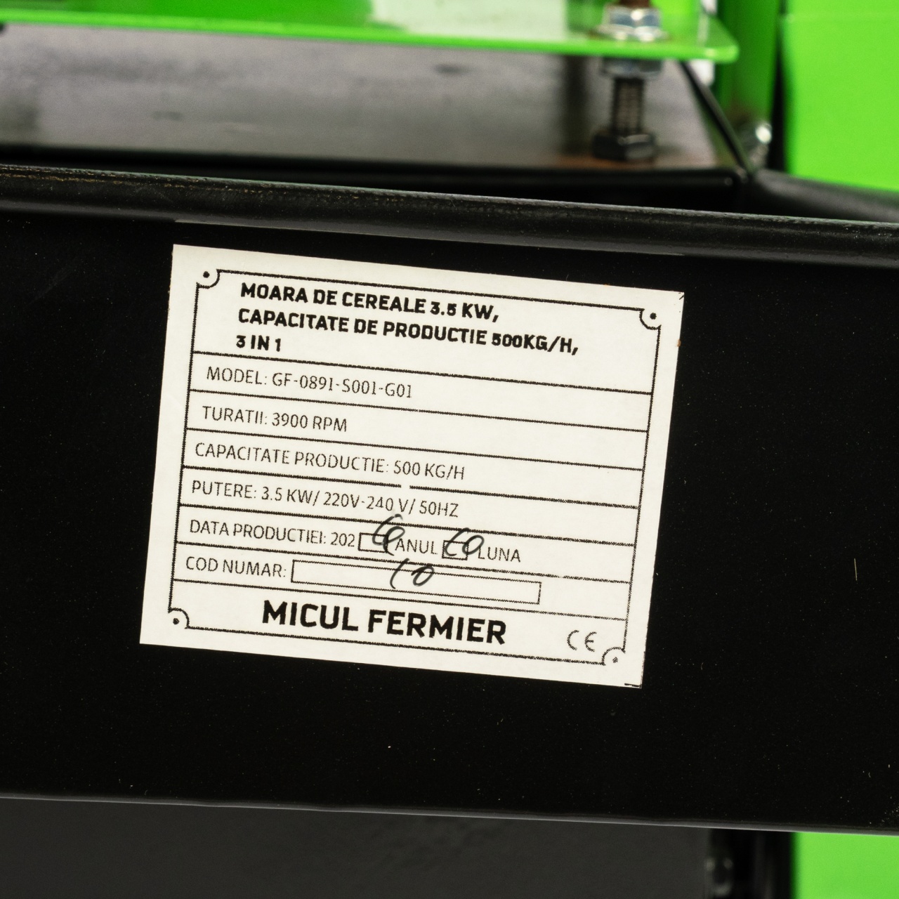 Moara electrica 3.5 KW cu ciocanele nr. 8 3in1 Micul Fermier [14]