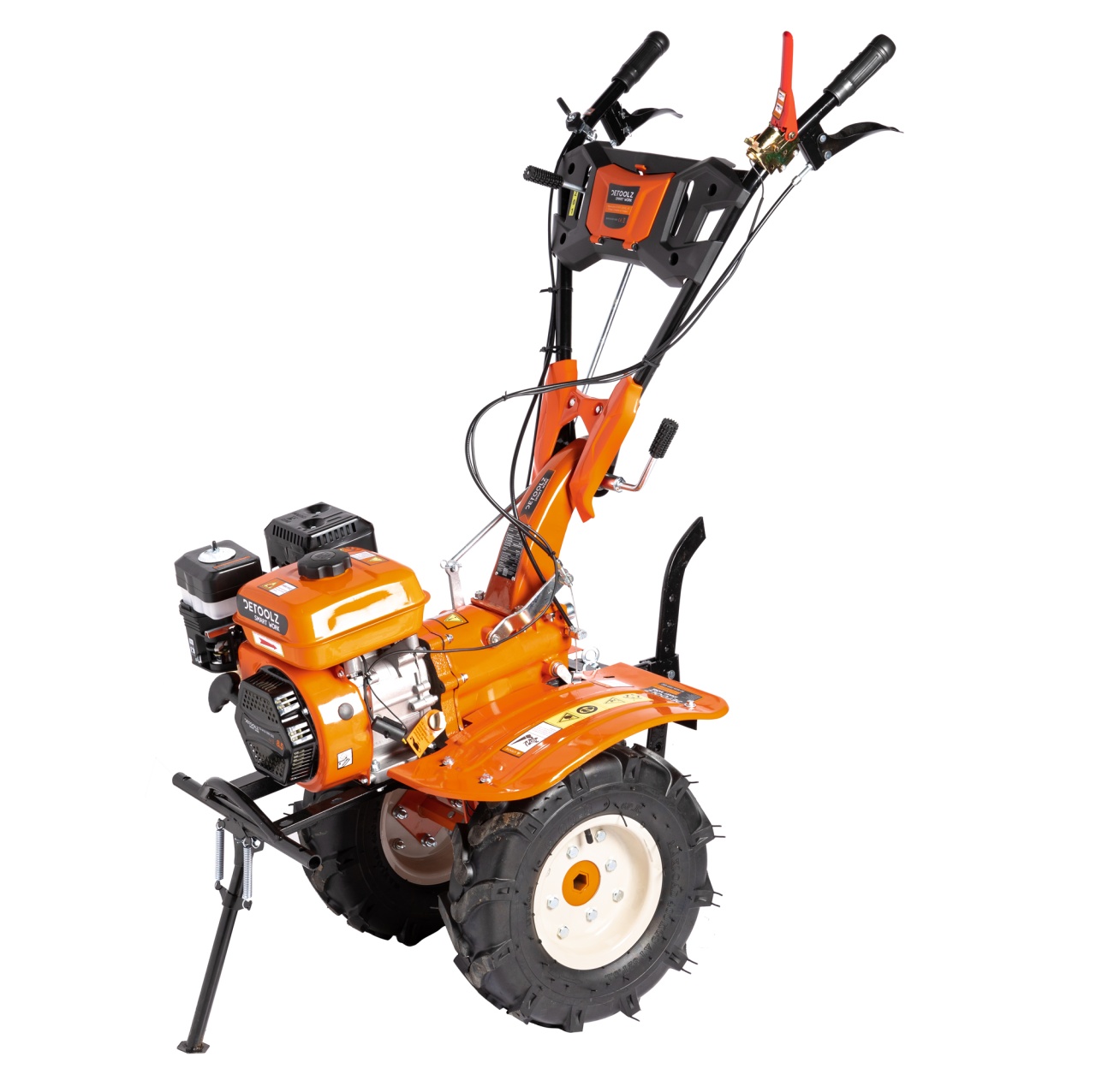 Motocultor Detoolz 8.5cp 212cc, benzina 4T, 3 viteze, pornire manuala, cu roti [15]