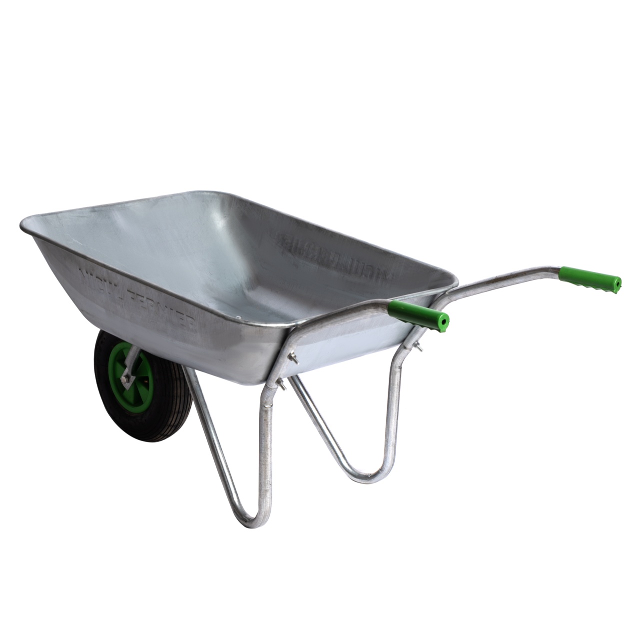 Roaba metalica Micul Fermier 80L cuva otel zincat G01 [6]