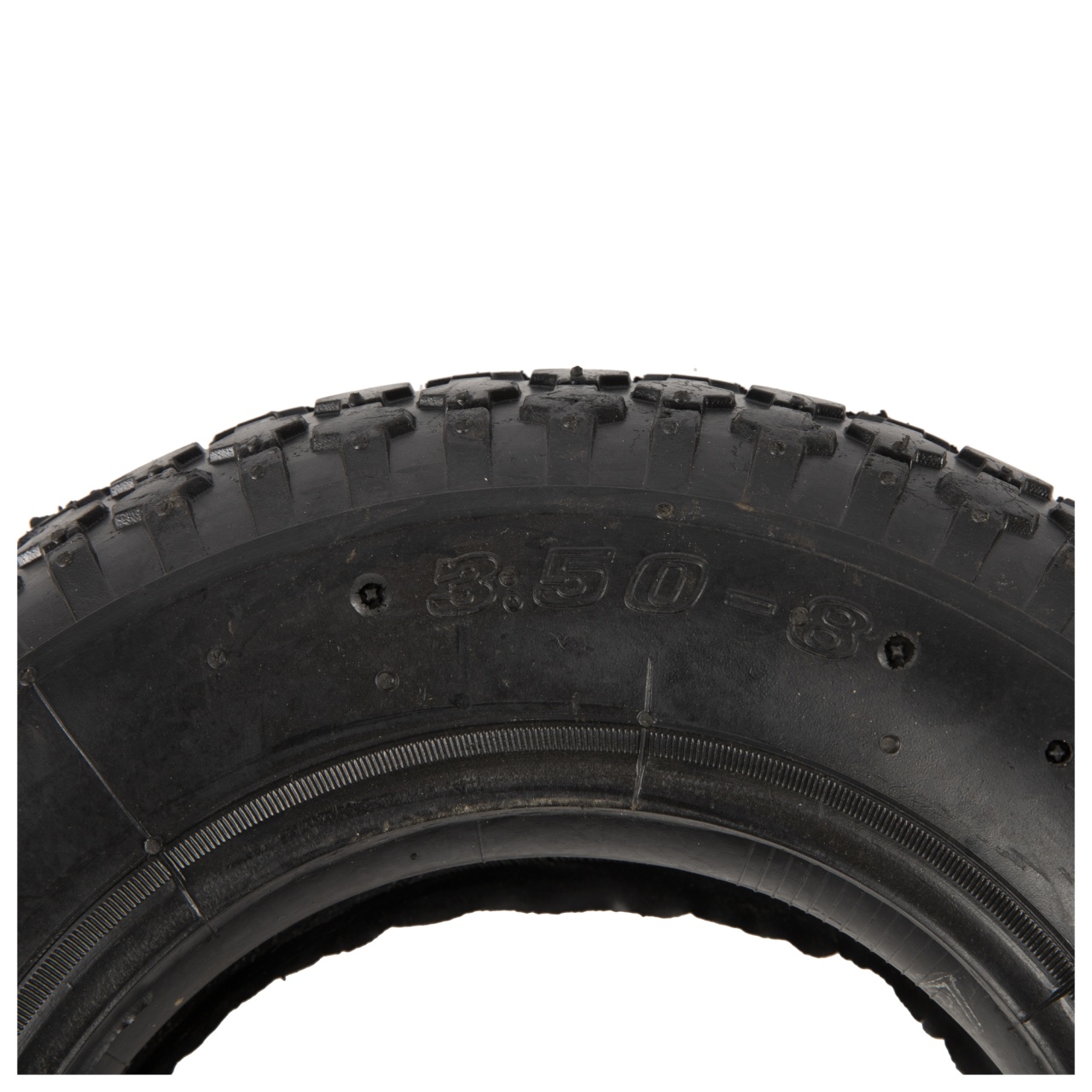 Cauciuc + camera Micul Fermier 3.50-8, profil floare [1]