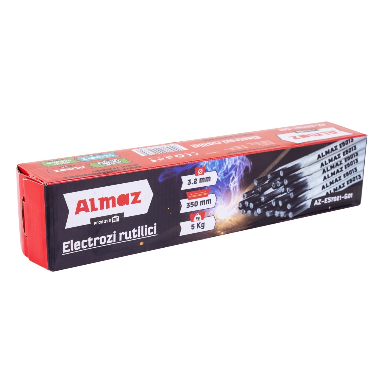 Electrozi Almaz 5Kg, 3.2x350mm, Rutilici [2]