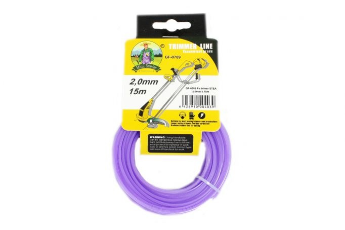 Fir motocoasa(trimmer) Micul Fermier, 2.0mm*15m, stea [2]