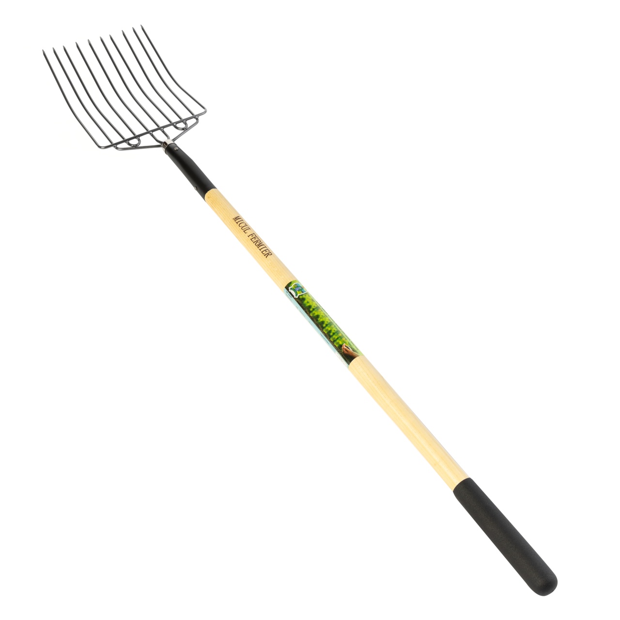 Furca gunoi grajd, 10 dinti, maner lemn, 1600mm [5]