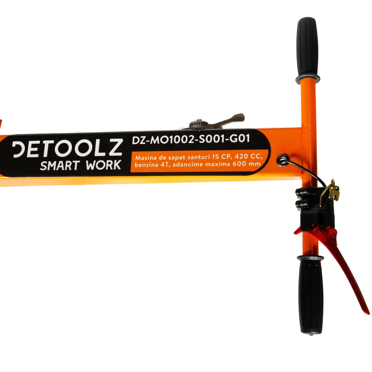 Masina de sapat santuri, Detoolz, 15 CP, 420 CC, benzina 4T, adancime maxima de 600 mm [3]