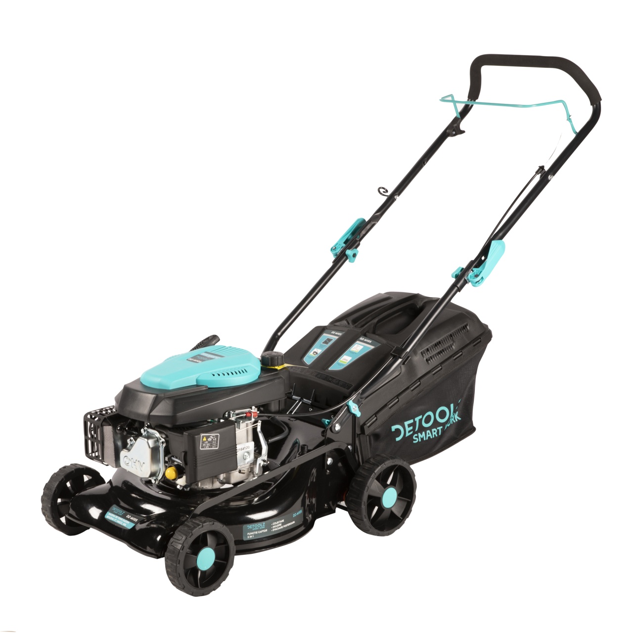 Masina de tuns gazon Detoolz, 3.5CP, 146CC, latime de taiere 43cm, colector 40L [16]