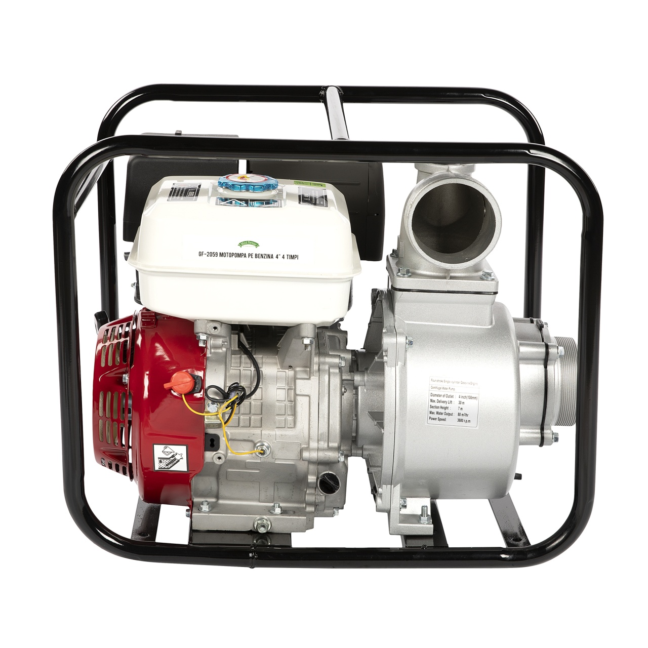 Motopompa Micul Fermier 13cp 389cc, benzina 4t, racord 4", debit 80000l/h [2]