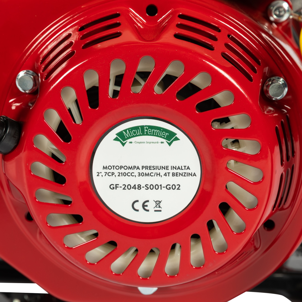 Motopompa Micul Fermier 7cp 210cc, benzina 4t, racord 2", debit 30000l/h [15]