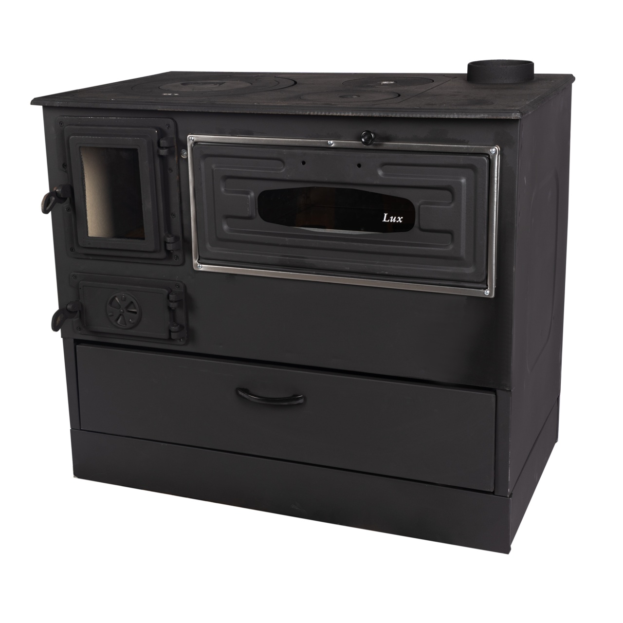 Soba pe lemne 9kW Grand Fantazia Lux, cos dreapta [9]