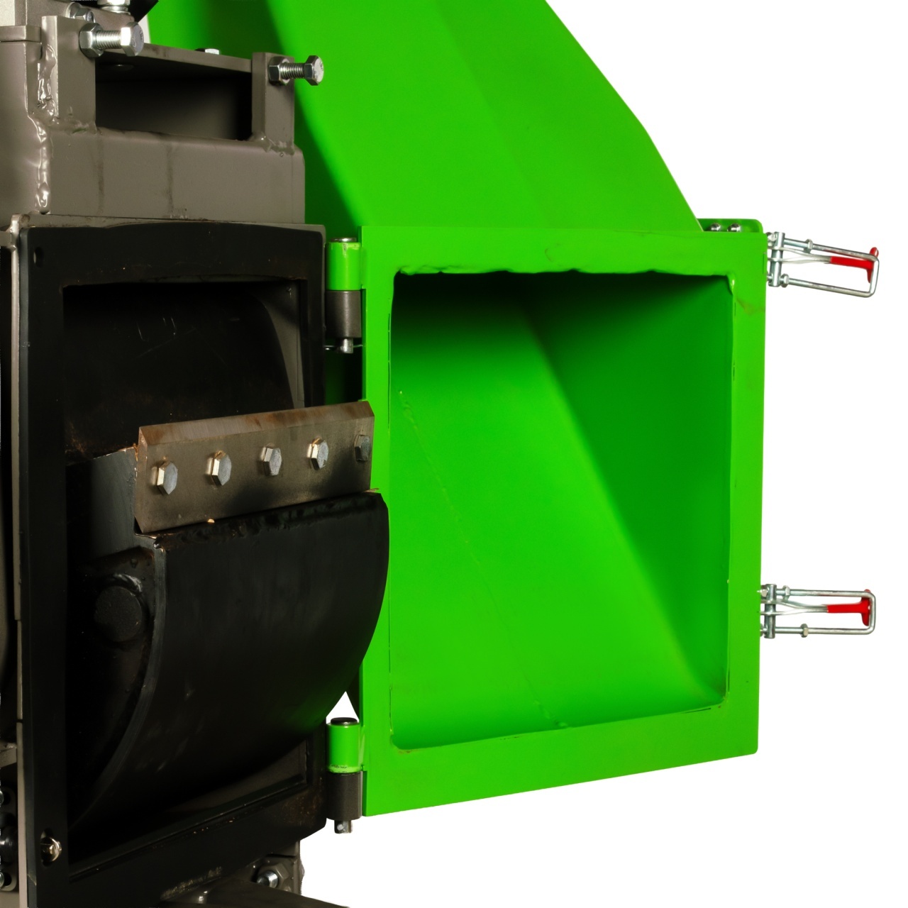 Tocator de crengi Micul Fermier, motor benzina 15 CP, cu carlig de remorcare, 150 mm diametru maxim de taiere, pentru rumegus [5]