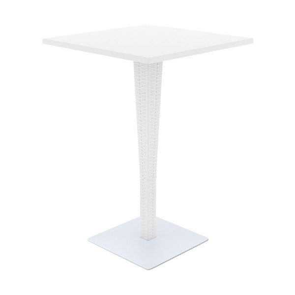 Masa bar Riva 70 x 70cm, alb