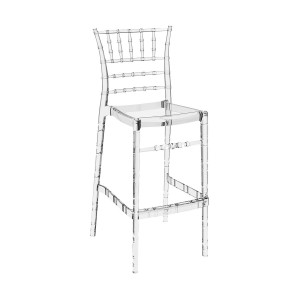 Scaun bar, Chiavari 75, transparent - Img 1