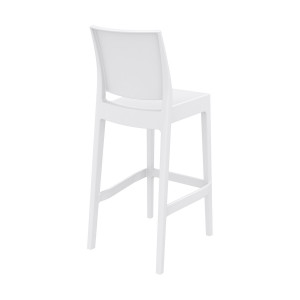 Scaun bar, Maya 75, alb - Img 3