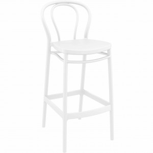 Scaun bar, Victor 65, alb - Img 1