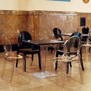 Scaun Elizabeth, roz transparent - Img 10