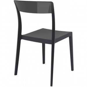Scaun Flash, negru-negru transparent - Img 4
