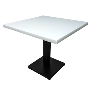 Masa Gonzo negru - alb 80x80 cm - Img 1