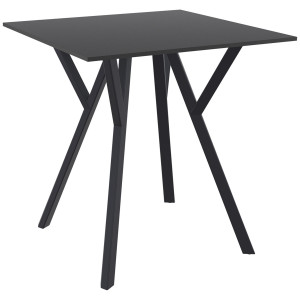 Masa Max 70 x 70cm, negru - Img 1