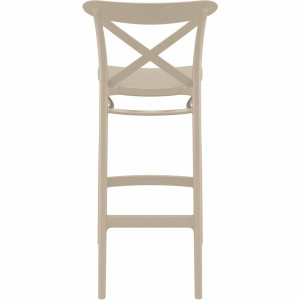 Scaun bar, Cross 65, taupe - Img 2