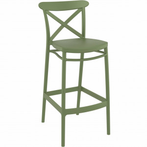 Scaun bar, Cross 65, verde - Img 1