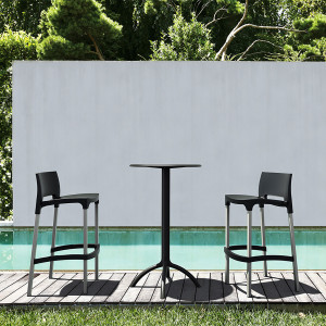 Scaun bar, Gio 75, alb - Img 12