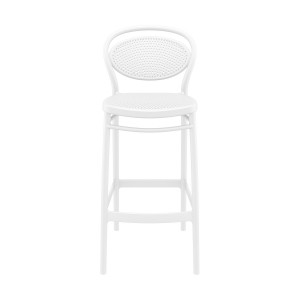 Scaun bar, Marcel 75, alb - Img 4