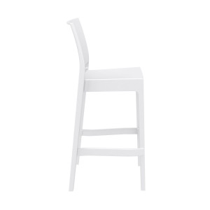 Scaun bar, Maya 75, alb - Img 5
