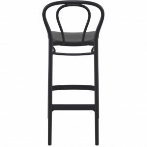 Scaun bar, Victor 65, negru - Img 2