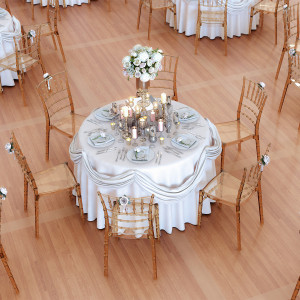 Scaun Chiavari, amber transparent - Img 8