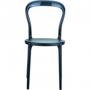 Scaun Mr. Bobo, negru-negru transparent - Img 2