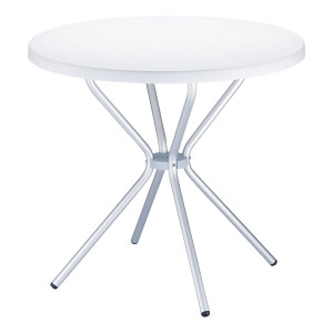 Masa Poppy Ø80cm, alb - Img 1