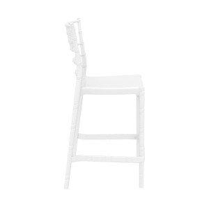 Scaun bar, Chiavari 65, alb lucios - Img 5