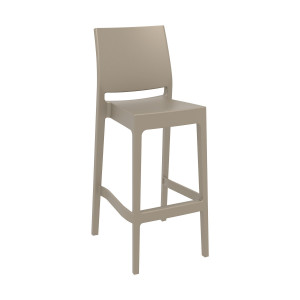 Scaun bar, Maya 75, taupe - Img 1