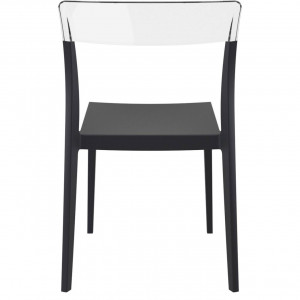 Scaun Flash, negru-transparent - Img 2