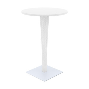 Masa bar Riva Ø70cm, alb - Img 1