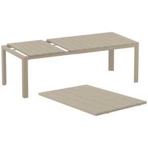 Masa extensibila Atlantic 100 x 140/210 cm, taupe - Img 1