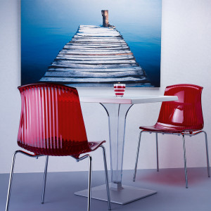 Masa Ice 560 70 x 70cm, alb - Img 6