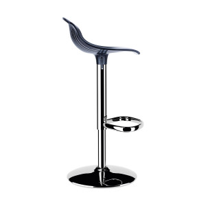 Scaun bar, Aria, negru transparent - Img 5