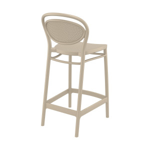 Scaun bar, Marcel 65, taupe - Img 2