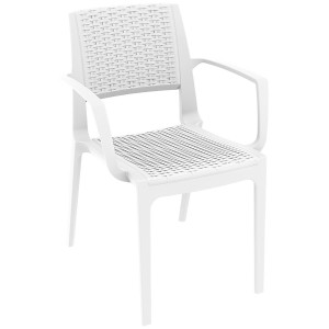 Scaun Capri, alb - Img 1