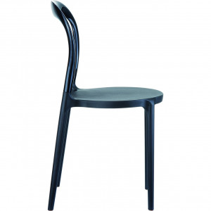 Scaun Mr. Bobo, negru-negru transparent - Img 3