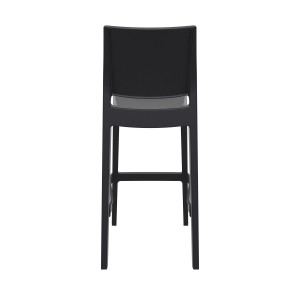 Scaun bar, Maya 75, negru - Img 2