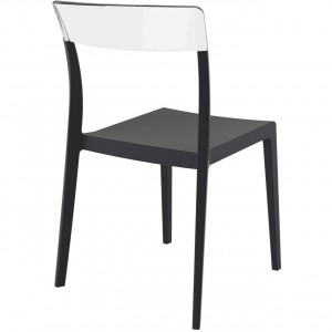 Scaun Flash, negru-transparent - Img 3